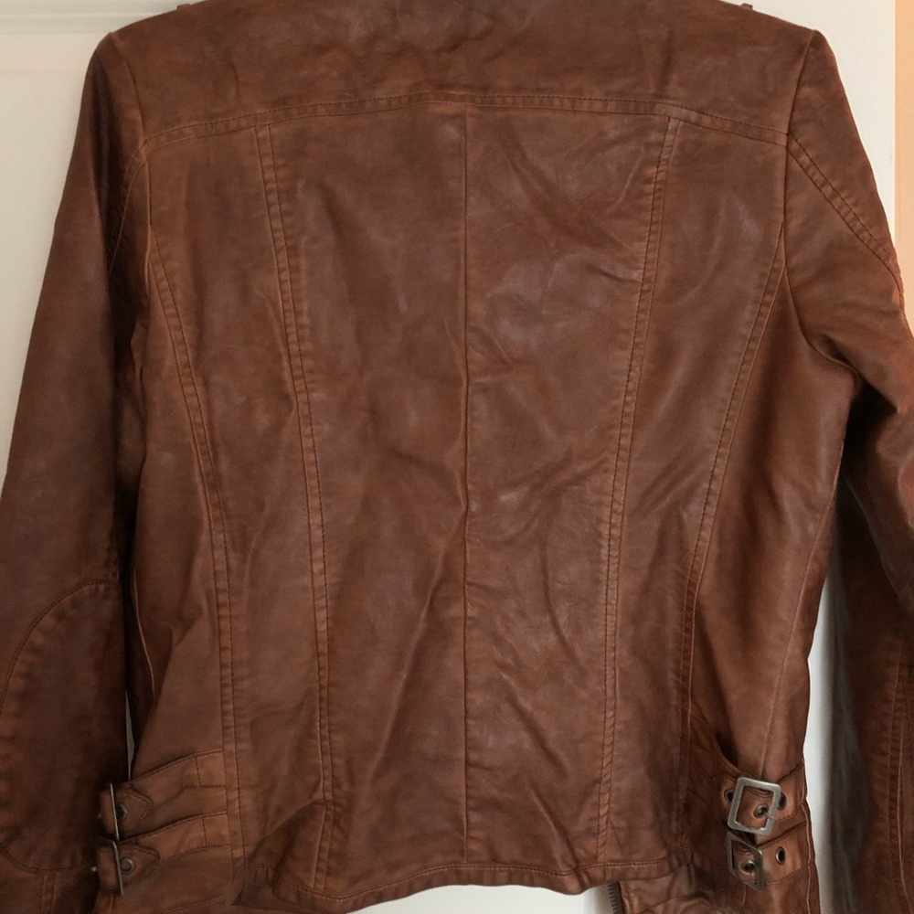 Brown Leather Jacket - Picture 7 of 7